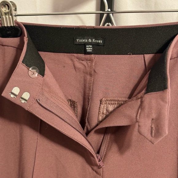 Violets & Roses Lisa High Rise Bootcut Slacks - Picture 7 of 9